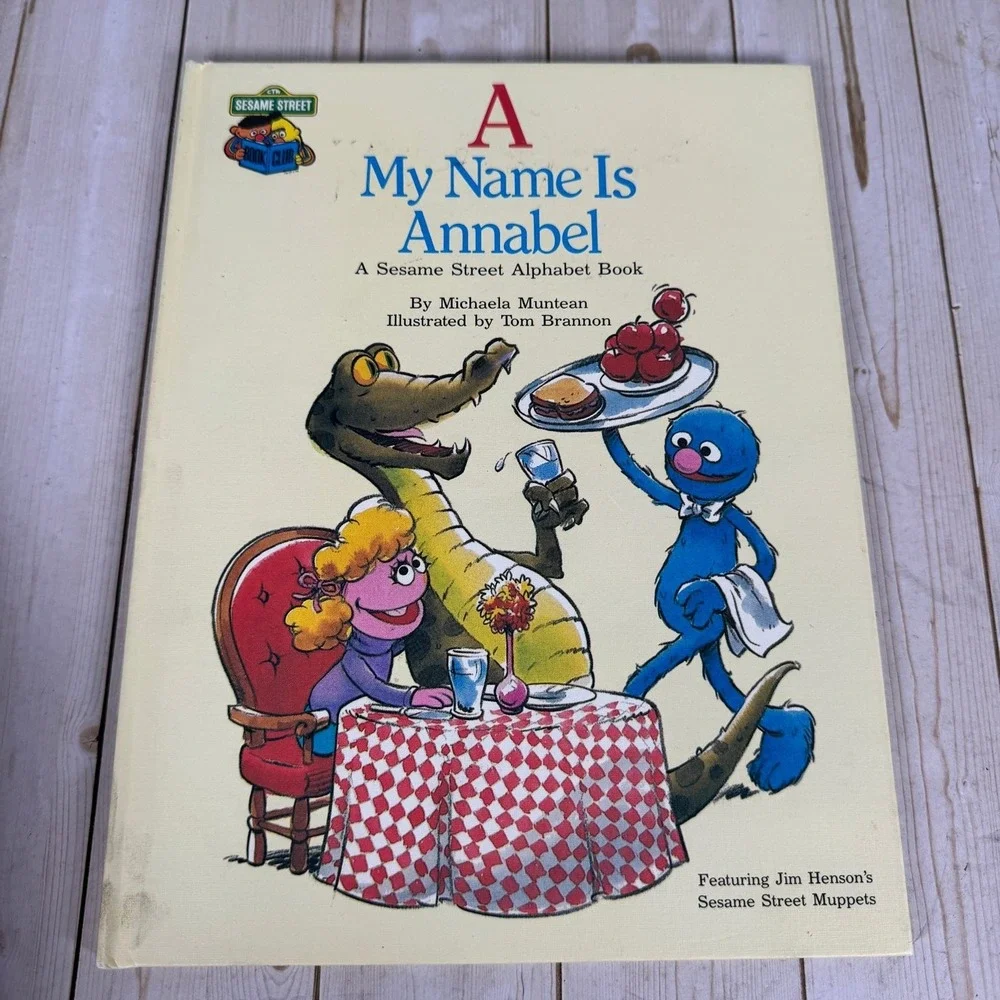 Vintage Sesame Street Book Club Lot 10 HC Kids Books‎ ABC Counting Learning